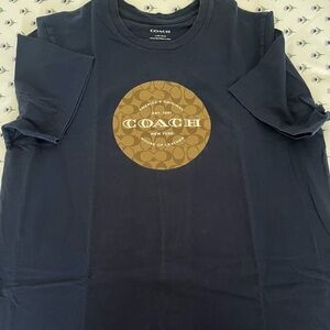 Dark navy blue coach tshirt